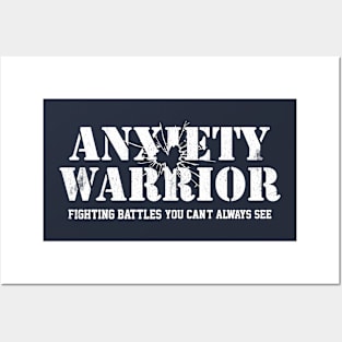 Anxiety Warrior Posters and Art